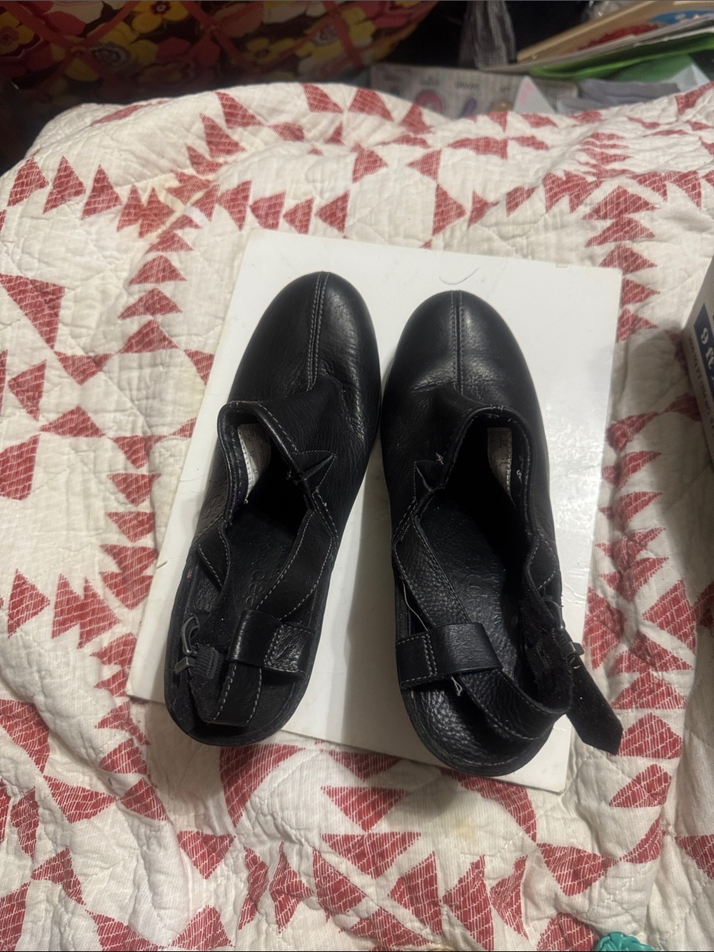 Timberland Black Women’s Casual Leather Slip-On Shoes